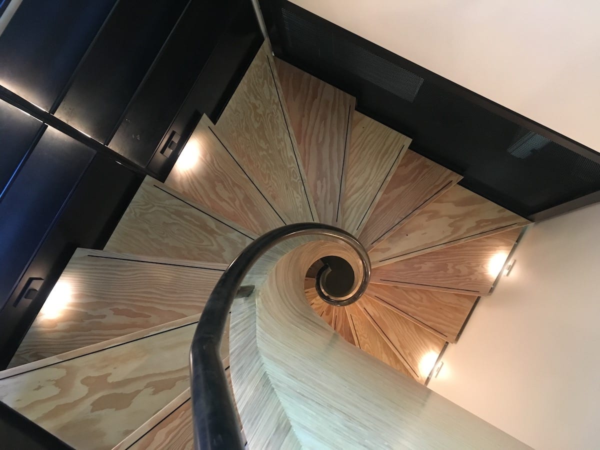 Mass Ply Case Study: A Spiral Staircase