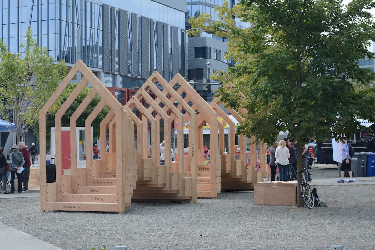 Encore Architects of Seattle Partners with Freres Lumber to Create Exhibit Using Mass Ply